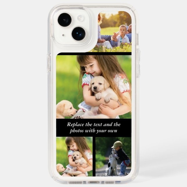 Replace text and photos with your own speck iPhone case (Front)