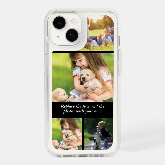Replace text and photos with your own speck iPhone case (Front)