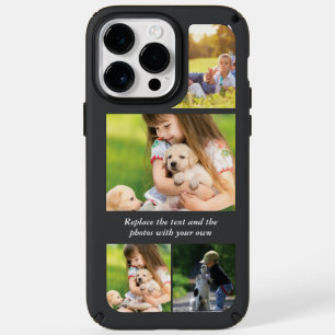 Replace text and photos with your own speck iPhone 14 pro max case