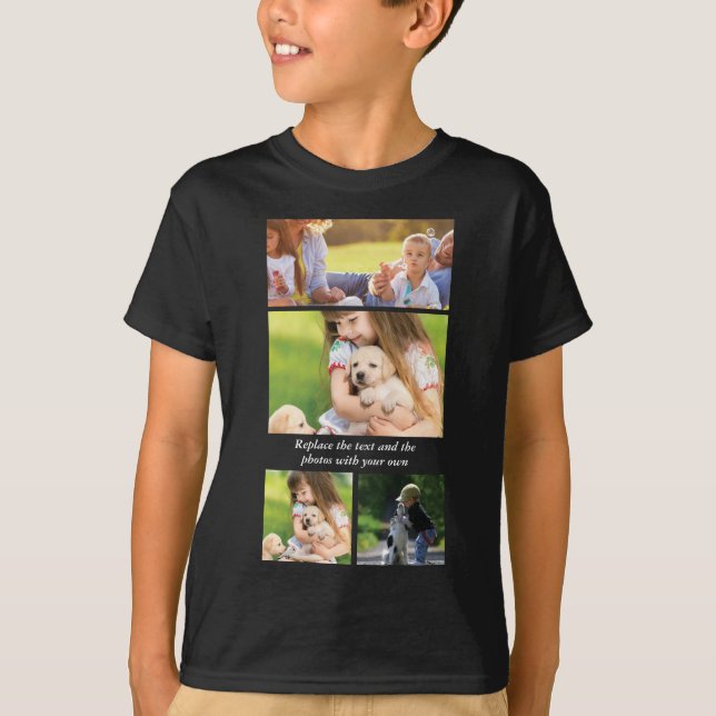 Replace text and photos with your own T-Shirt (Front)