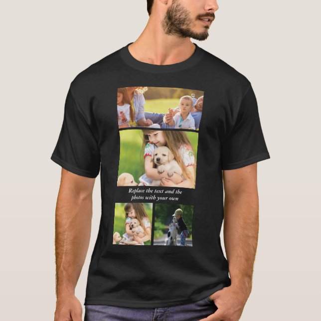 Replace text and photos with your own T-Shirt (Front)