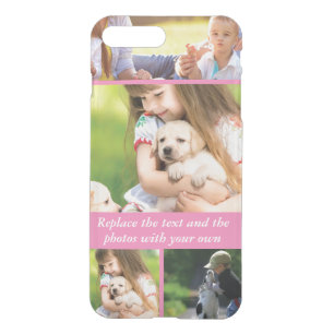 Replace text and photos with your own iPhone 8 plus/7 plus case