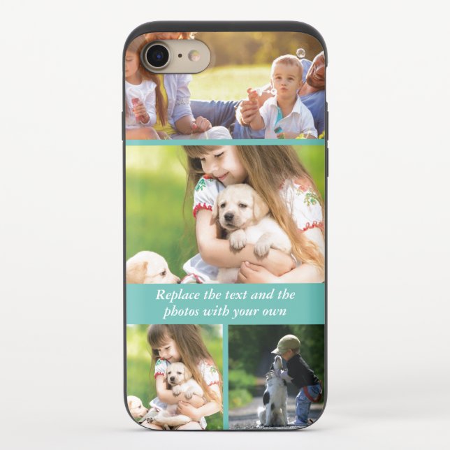 Replace text and photos with your own uncommon iPhone case (Back)