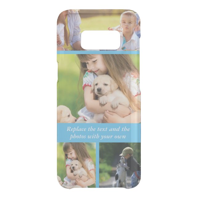 Replace text and photos with your own uncommon samsung galaxy case (Back)