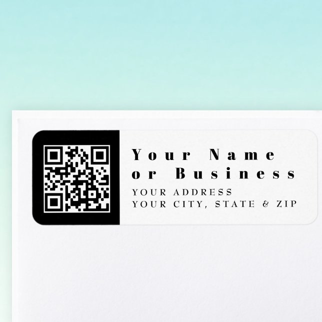 Replace With Your Own QR code | Modern Label (Creator Uploaded)