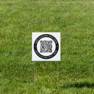 Replace with Your Own Uploaded QR code or Image Sign