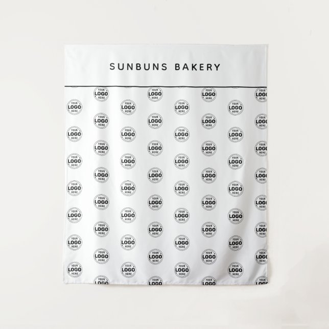 Replace Your Logo Small Business Backdrop (Front)