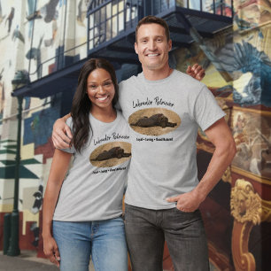 Replaceable Dog Photo with Personalized Text T-Shirt