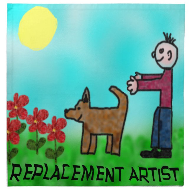 Replacement Artist Cloth Napkin (Front)