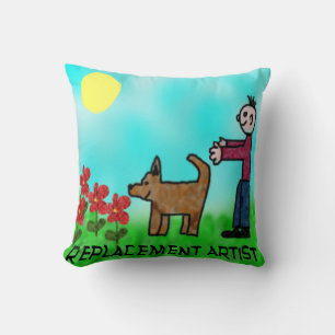 Replacement Artist Throw Pillow