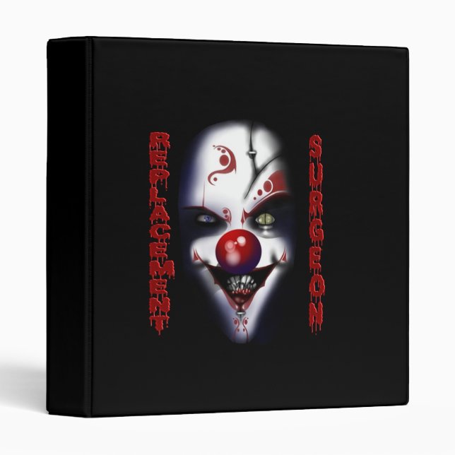 Replacement Surgeon - Evil Clown Binder (Front/Spine)