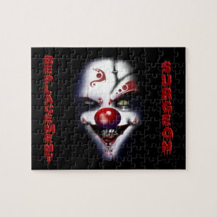 Replacement Surgeon - Evil Clown Jigsaw Puzzle