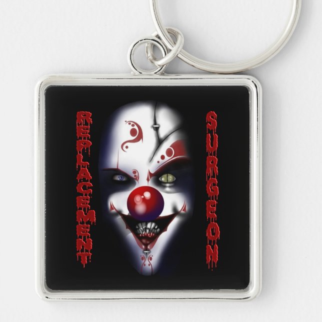 Replacement Surgeon - Evil Clown Keychain (Front)