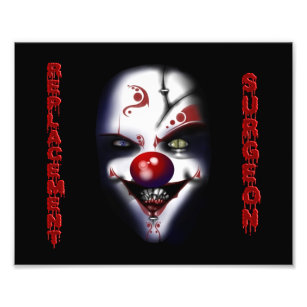 Replacement Surgeon - Evil Clown Photo Print