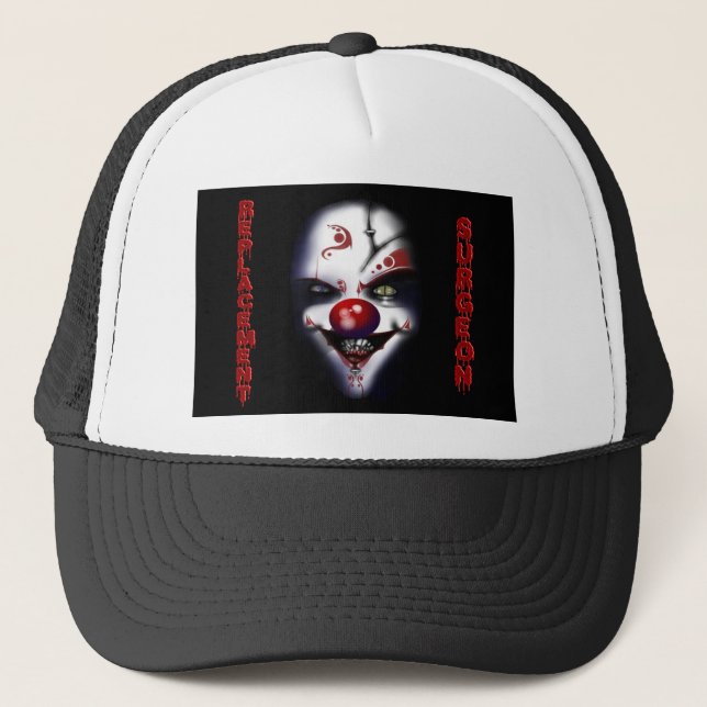 Replacement Surgeon - Evil Clown Trucker Hat (Front)