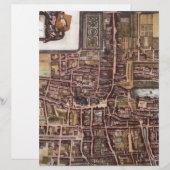 Replica city map of The Hague 1649 (Front/Back)