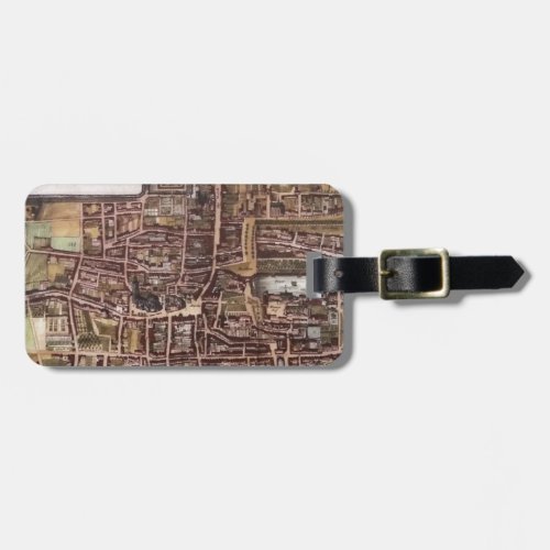 Replica city map of The Hague 1649 Luggage Tag