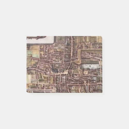 Replica city map of The Hague 1649 Post_it Notes