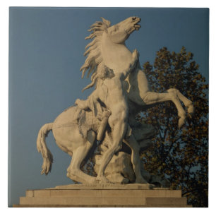 Replica of one of the two 'Marly Horses' originall Ceramic Tile