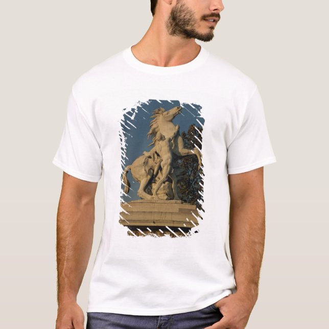 Replica of one of the two 'Marly Horses' originall T-Shirt (Front)