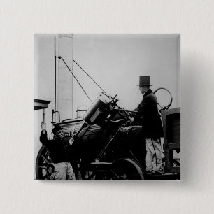 Replica of Stephenson's Rocket, 1929 Pinback Button