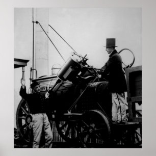Replica of Stephenson's Rocket, 1929 Poster