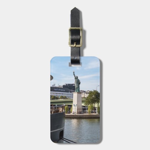 Replica of the Statue of Liberty _ Paris France Luggage Tag
