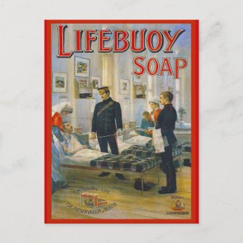 Replica Vintage Advertising  Lifebuoy Soap Postcard by windsorprints at Zazzle