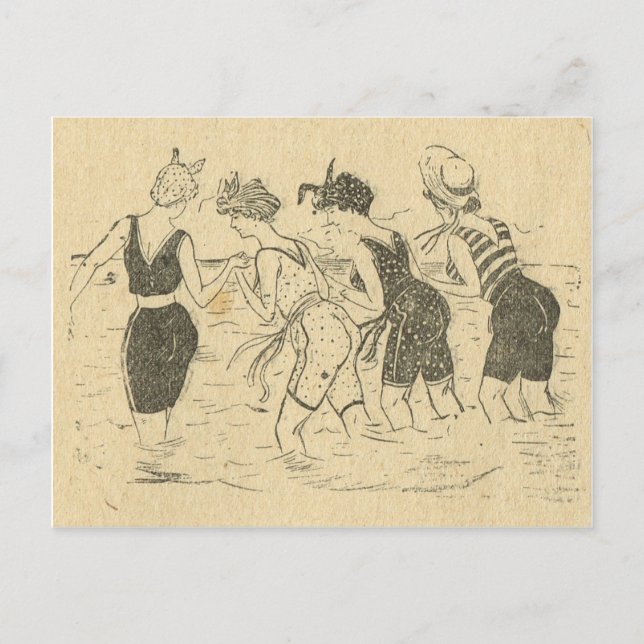 Replica Vintage, Beach party Postcard (Front)