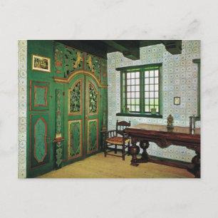Replica Vintage Danish Farmhouse, Folk Museum Postcard