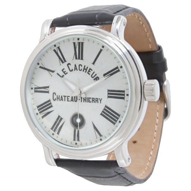 Replica Vintage French Time Piece Watch (Angled)