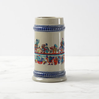 replicate moche art beer stein