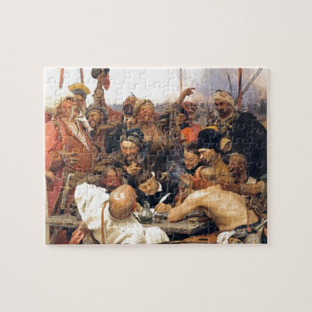Reply of the Ukrainian Kozaky/Cossacks by Repin Ji Jigsaw Puzzle (Horizontal)