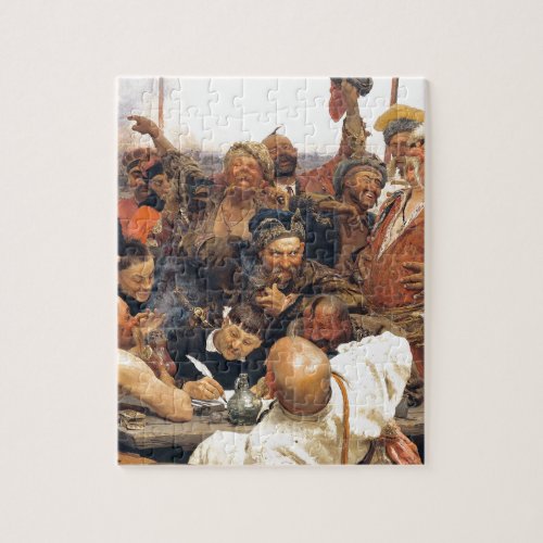 Reply of the Ukrainian KozakyCossacks by Repin Jigsaw Puzzle