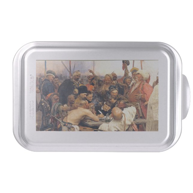 Reply of the Ukrainian Kozaky/Cossacks Cake Pan (Front)