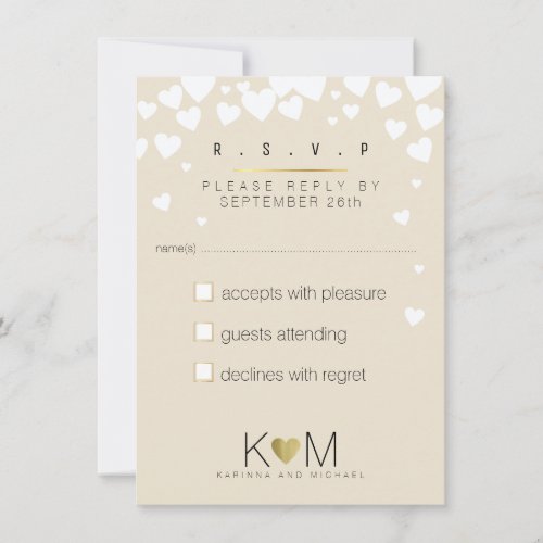 reply respond rsvp elegant romantic love wedding invitation