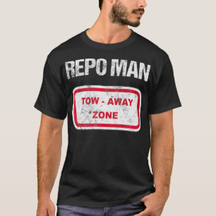Repo Man Recovery Tow Truck Funny Repossession Gif T-Shirt
