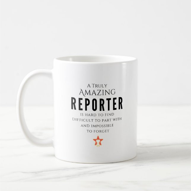 Reporter Coffee Mug (Left)
