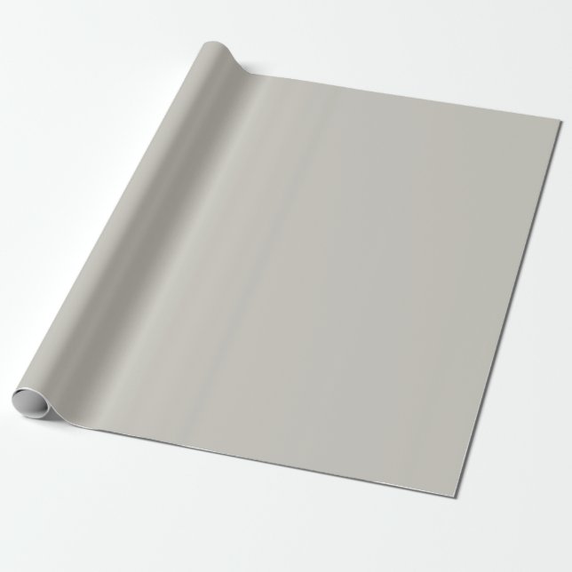 Repose Gray Solid Color Wrapping Paper (Unrolled)