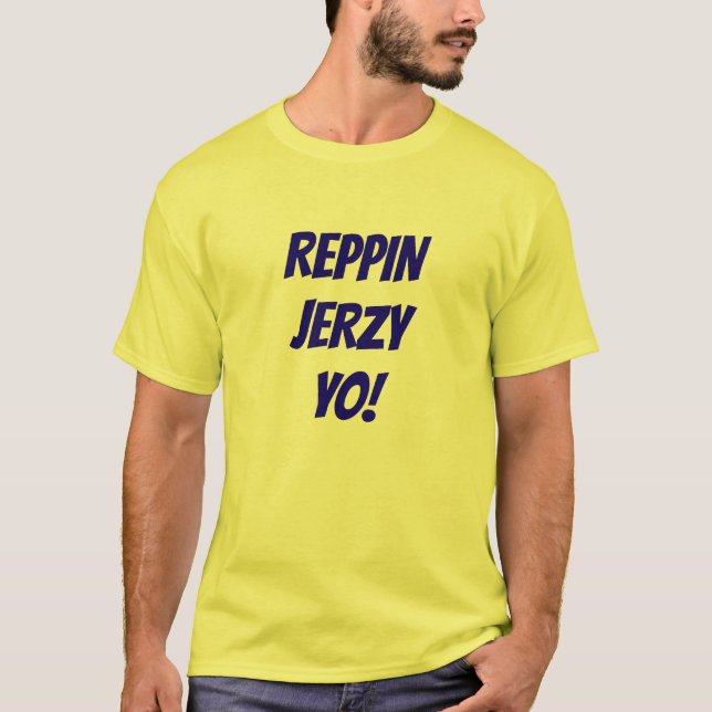Reppin Jerzy Yo Men's T-Shirt (Front)