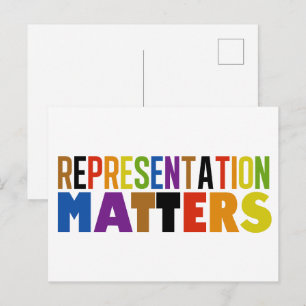 Representation Matters Rainbow Diversity Postcard