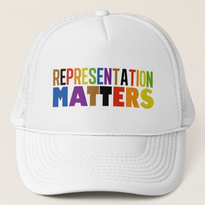Representation Matters Rainbow Diversity Pride Trucker Hat