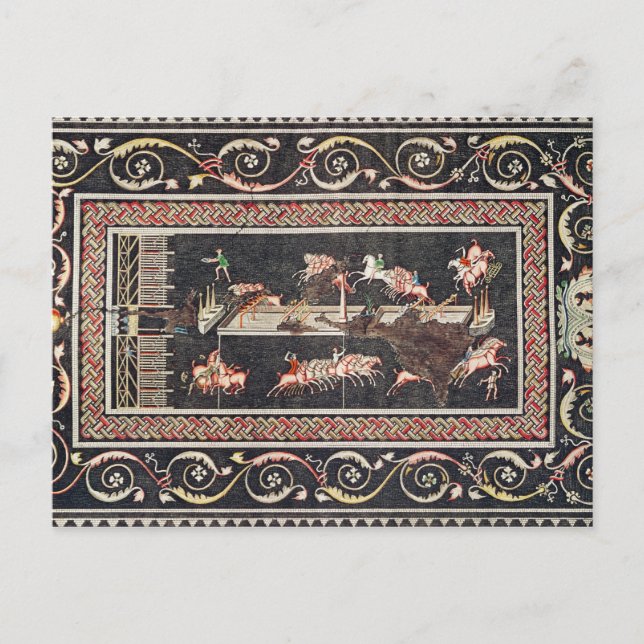 Representation of a mosaic postcard (Front)