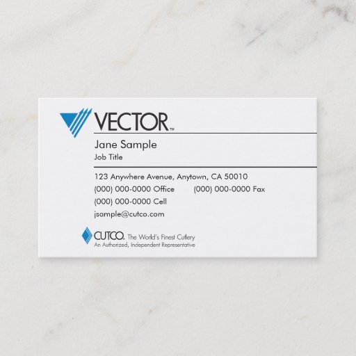 Customizable Representative &amp; Manager Business Cards