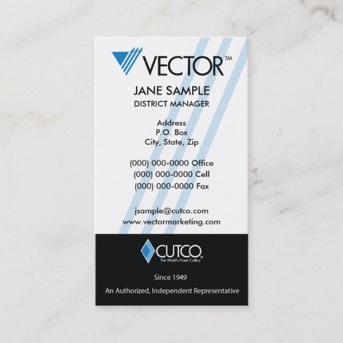 Representative &amp; Manager Business Cards
