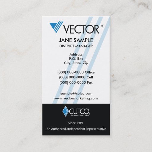 Customizable Representative &amp; Manager Business Cards