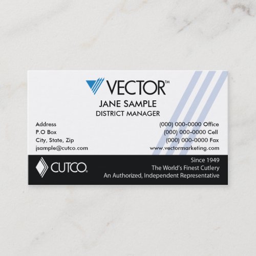 Representative &amp; Manager Business Cards