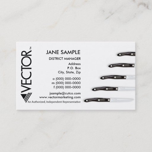 Customizable Representative &amp; Manager Business Cards