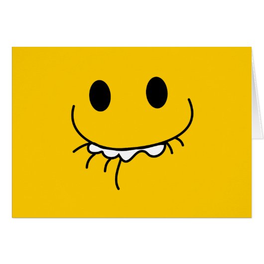Repressed laughter face cards (Front Horizontal)