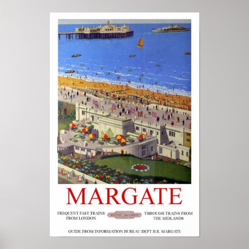 Reprint of a Vintage British Tourism Poster